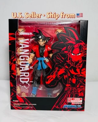 Boneco de ação Dragon Ball Goku Vanguard Red Outfit ajuste demoníaco 1/12 estoque dos EUA - Imagem 1 de 4