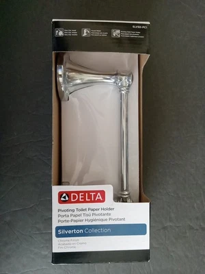 Delta Silverton Pivoting Toilet Paper Holder in Chrome FREE SHIPPING New In Box - Image 1 of 4