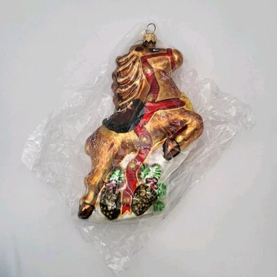 Christopher Radko Christmas Filly Rearing  Horse Ornament 1996 New without Box - Image 1 of 4