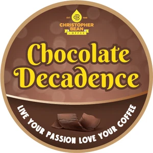 Christopher Bean Chocolate Decadence Decaf Single Cup - Smooth & Rich Flavor - Picture 1 of 7