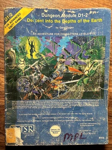 🔥 D&D Modul D1-2: Abstieg in die Tiefen der Erde (1981 TSR) Klassiker AD&D - Bild 1 von 7