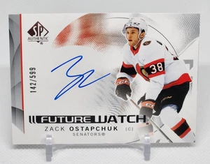 2024-25 Upper Deck SP Authentic Zack Ostapchuk Future Watch Horizontal #'D /599 - Picture 1 of 2