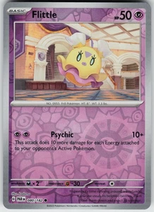 Pokemon Flittle 080/182 SV04: Paradox Rift NM Reverse Holo card - Picture 1 of 2