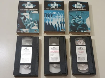 Lot 3x The Outer Limits VHS Demon with a Glass Hand The Inheritors The Misfits - Image 1 of 4