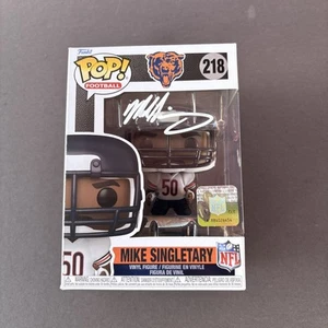 Mike Singletary Autografiado Firmado Osos Funko # 218 - Beckett Testigo - Imagen 1 de 8