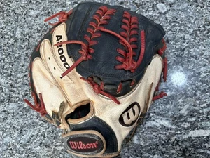 Guantone Wilson FPCM A2000 34" Fastpitch Softball Catcher nuovo allacciatura rotto!! - Foto 1 di 10