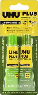 UHU two-component adhesive plus Endfest 300/45640 Contains 33 g - Bild 1 von 4