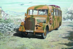 RODEN 726 MAQUETTE OPEL BLITZ OMNIBUS W39 (LATE WWII SERV.) 1/72 - Picture 1 of 1