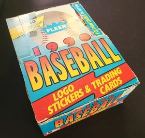 1990 FLEER Baseball Box 36 Wax Factory Sealed Packs Ken Griffey Jr MLB - Picture 1 of 12