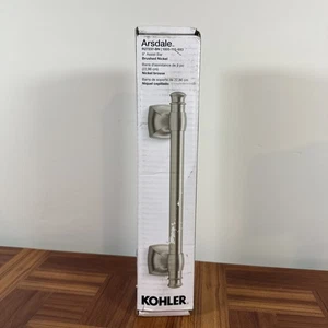 NEW Kohler Arsdale Grab Bar in Vibrant Brushed Nickel 9" R27237-BN Bathroom  - Picture 1 of 5
