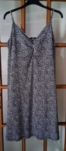 George Ladies Black And White Strappy Sundress. Size 20. - Picture 1 of 5