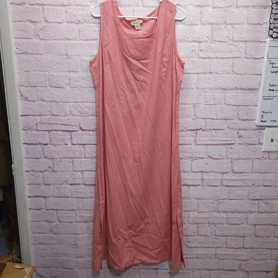 Vestido recto Studio Ease de lino + rayón para mujer talla 18 Cottagecore Prairie Cleangirl Foto 1 de 4