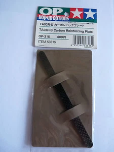 TAMIYA 53315 TA03 CARBON REINFORCING PLATE NEW IN PACK - Picture 1 of 1