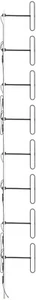 220 MHz (200-260) Dipole array ,VHF 8-element antenna 9 DBd 400W - Picture 1 of 5