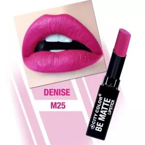 City Color Cosmetics Be Matte Lipstick #M25 - Denise 2.9g New & Sealed 53-HU163 - Picture 1 of 2