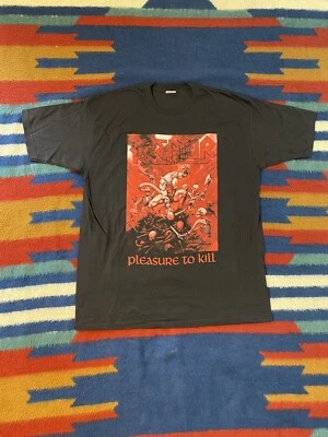 VTG Kreator 2002 Pleasure to Kill Shirt Cygnus XL Clean Heavy Metal Band Clean - Image 1 of 4