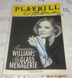Colección de vidrio firmada por Jessica Long & Slater 2005 OG PLAYBILL CERTIFICADO DE AUTENTICIDAD AUTOMÁTICO DAÑADO - Imagen 1 de 3