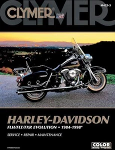 Clymer Repair/Service Manual '84-98 Harley FLH/FLT/FXR Evolution (M422-3) - Picture 1 of 1