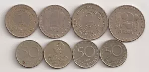 More details for bulgaria,  8 commemorative coins,  1969-2007 all listed. #47