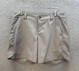 Under Armour Shorts Womens 14 Gray Fitted Storm 1 Stretch Outdoors Golfing - Picture 1 of 10