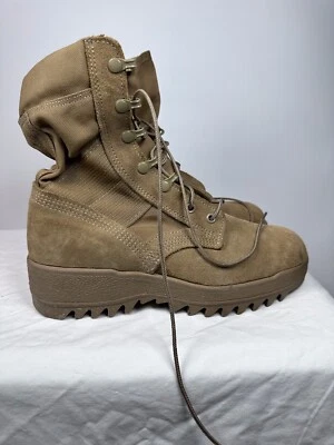 Botas de combate McRae calçado bronzeado deserto solas Vibram clima quente masculino 6W - Imagem 1 de 4