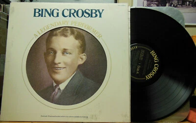 Bing Crosby "A Legendary Performer" Vinyl LP 1977 RCA CPL1-2086 VG+ No Book  - Image 1 of 2