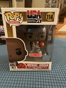 MICHAEL JORDAN 1992 TEAM USA FUNKO POP #114 TARGET EXCLUSIVE IN HAND NEW MINT - Picture 1 of 4