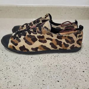 PRADA Linea Oxford-Schnürer rosa Leopardenmuster Kalbshaar flach 3E4739 39/8 - Bild 1 von 9