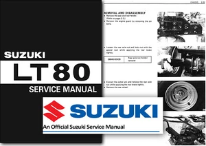 Suzuki LT80 Kids QUAD Service Manual - Workshop Shop 1987 to 2006 QUADSPORT - Picture 1 of 2