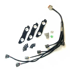 2JZ-GTE & 1JZ-GTE to VR38TT R35 GTR Coil Pack Adapter Brackets & Wiring Harness - Picture 1 of 2