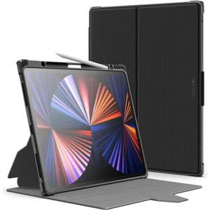 For iPad Pro 12.9 Case 2021/2020/2018 | Poetic Auto Wake/Sleep Smart Cover Black - Picture 1 of 7