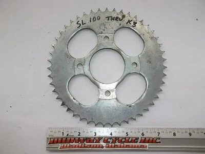 HONDA SL100 MT125 REAR 47T DRIVE SPROCKET HON-47T-RS  jh - Image 1 of 4