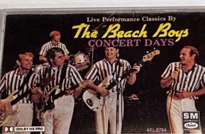 The Beach Boys Concert Days Rock Music Album Cassette 1B08 - Imagem 1 de 4