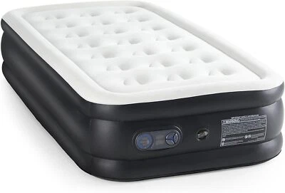 Twin Queen Air Blow Up 16" 18" Inflatable Mattress Airbed with Built-in Pump - Image 1 of 4