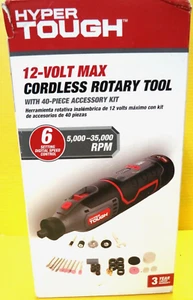 ๐๐๐ NEW Hyper Tough 12V Max Cordless Rotary Tool with 40-Piece Accessory Kit - Picture 1 of 8