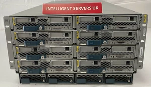 Cisco UCS 5108 8x UCS B200 M3 Blades 16x E5-2670v3 3TB DDR3 RAM Blade Solution - Picture 1 of 2