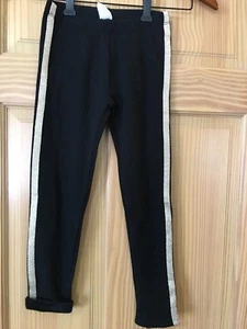 NWT Gymboree Warm and Fuzzy Black Leggings with Gold Strip Outlet 5/6,10/12 - Picture 1 of 1