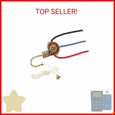 Westinghouse 7705200, interruptor de luz de ventilador de 3 vías, paquete de 1 Foto 1 de 2