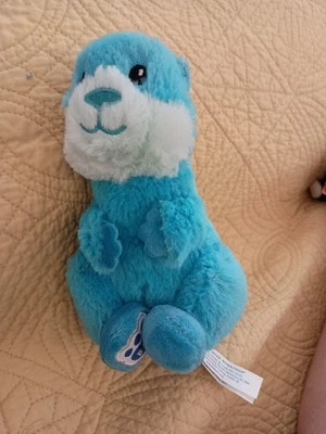 Build A Bear Blue Otter Mini Wristie 6" - Image 1 of 4