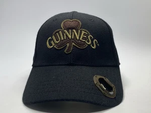 Nuevo Trébol Abridor de Botellas Ajustable Sombrero Gorra Cerveza Guinness Negro Marrón Dorado - Imagen 1 de 6