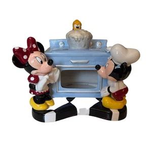 Disney Keksdose Mickey Minnie Pluto Ofenszene Keramikdose 90er Jahre Rarität selten - Bild 1 von 15