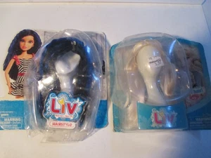 Liv Peinado Cabello Negro Y Azul y Rubio Nuevo En Caja (cajas usadas) - Imagen 1 de 4