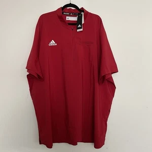 Men’s Adidas Under the Lights Short Sleeves 1/4 Zip Top Size 3XL FQ1950  - Picture 1 of 8
