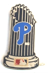 Phillies Pins Philadelphia Phillies Pin RARE World Series Trophy Comm. Pin - Picture 1 of 3