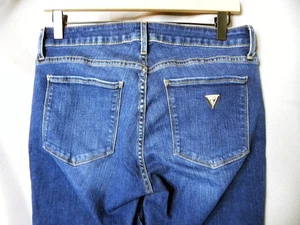 Guess Sexy Curve Mid-Rise Skinny Denim Jeans Size 30 30x29 Stretch Women's t - Picture 1 of 9