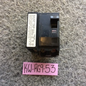 Square D  QOB2201021 shunt trip 20 Amp  Bolt-On Circuit Breaker *Ships Fast* - Picture 1 of 8