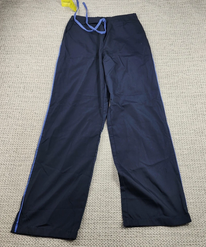 Натуральная форма скраб брюки XS темно-синий шнурок эластичный пояс SH505 - Изображение 1 из 4