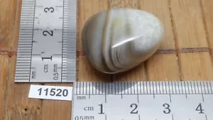 AGATE BOTSWANA pierre roulée TOP QUALITE mineraux lithotherapie reiki collection - Imagen 1 de 2