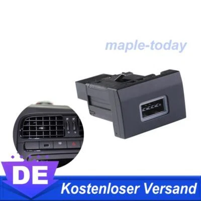 Para VW Polo MK5 6R 2010-13 Coche USB-A QC3.0 Cargador Hembra Enchufe Luz Roja - Imagen 1 de 4