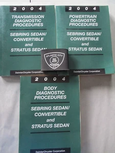 2004 CHRYSLER SEBRING SEDAN/CONVERTIBLE & STRATUS SEDAN DIAGNOSTIC PROCEDURE SET - Bild 1 von 11